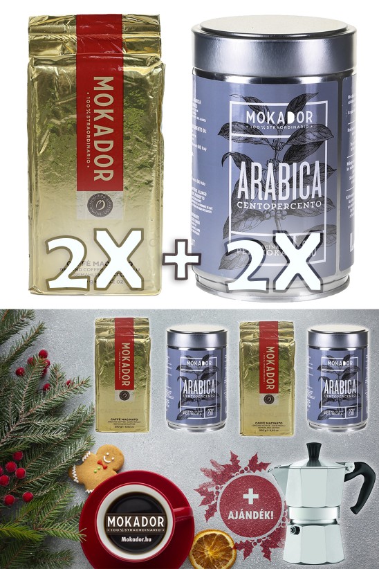 Mokador Christmas premium coffee package 