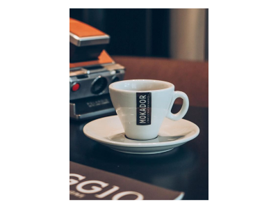 Porcelain espresso coffee cup set Mokador set of 6 