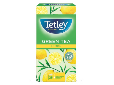 Green tea with lemon  Tea Premium Tetley